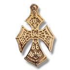 18K Gold Cross Pendant with 3.15ct Diamonds