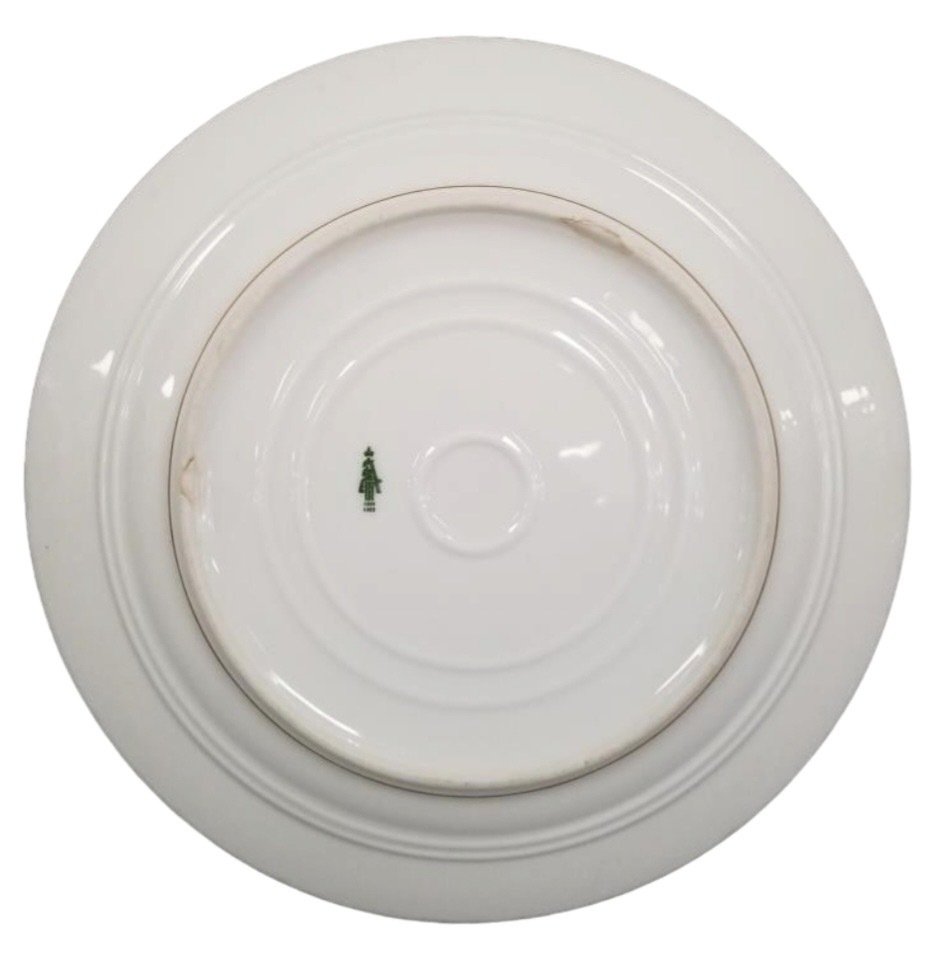 Imperial Russian Porcelain Plate from Service for Grand Duke Alexander Alexandrovich