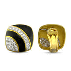 Tambetti 18K Yellow Gold 10ct Diamond and Black Onyx Jewelry Suite