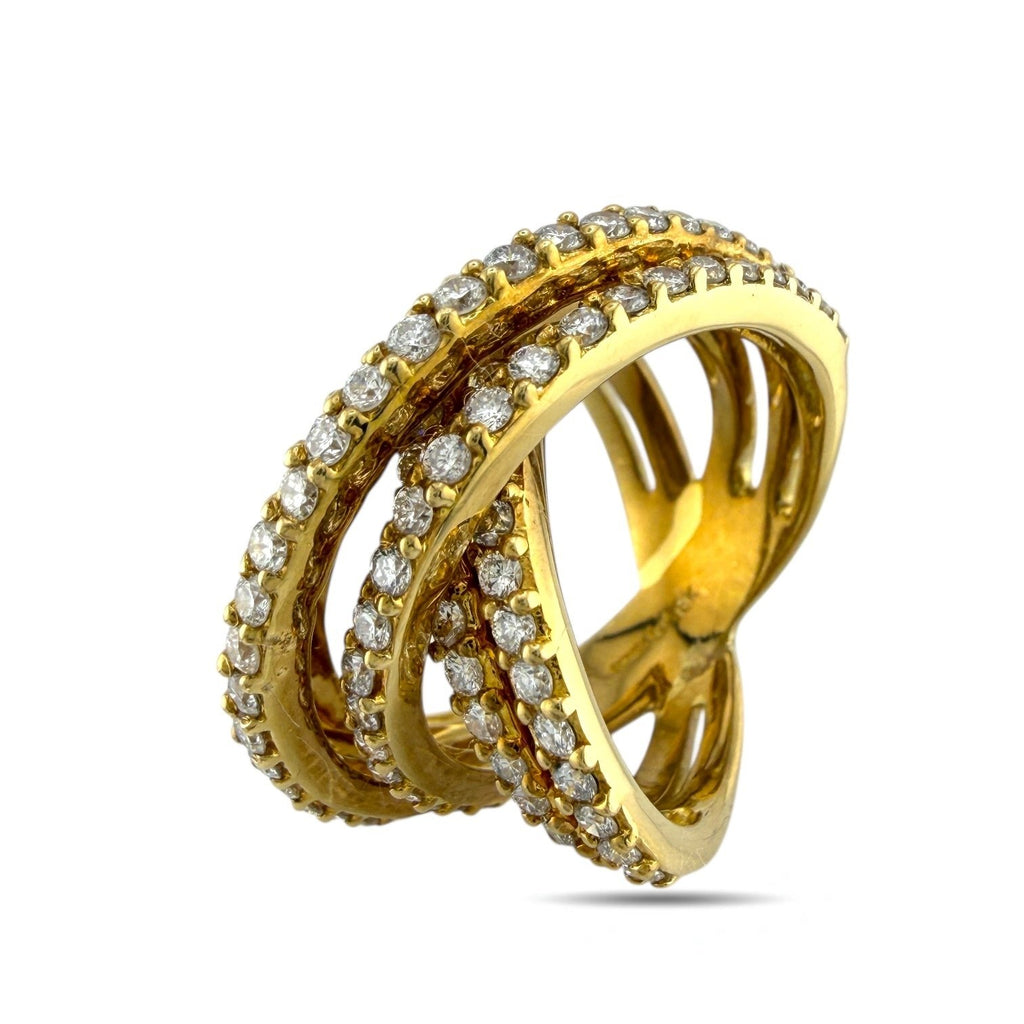Sonia B. Eternal 18K Yellow Gold and 1.6ct Diamond Band