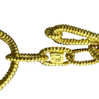 Judith Ripka 18K Yellow Gold 0.25ct Diamond Necklace and Earrings Set