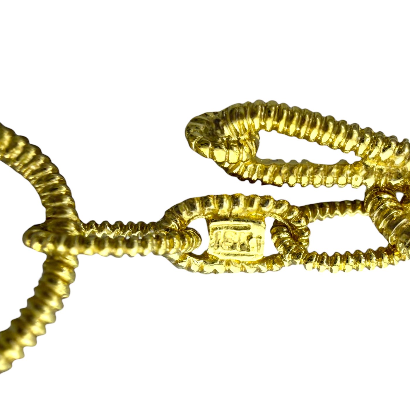Judith Ripka 18K Yellow Gold 0.25ct Diamond Necklace and Earrings Set