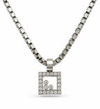 Chopard 18K White Gold 0.60ct Diamond Necklace