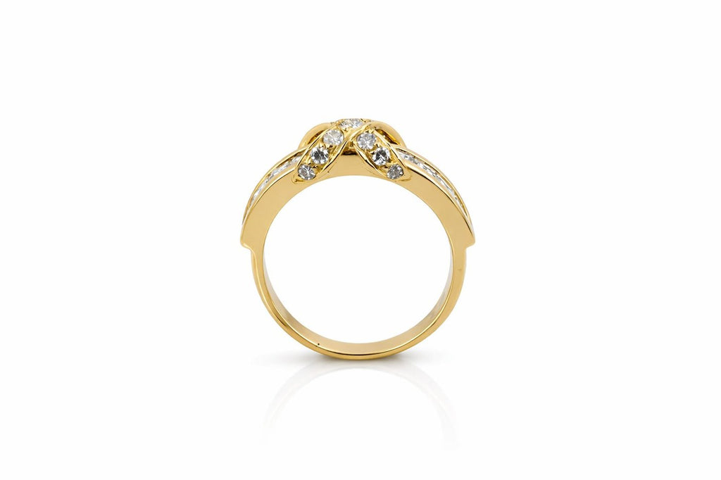 Tiffany & Co. 18K Yellow Gold 1.5ct Diamond Ring