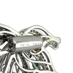 18K White Gold 1.0ct Diamond Movable Butterfly Brooch