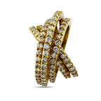 Sonia B. Eternal 18K Yellow Gold and 1.6ct Diamond Band