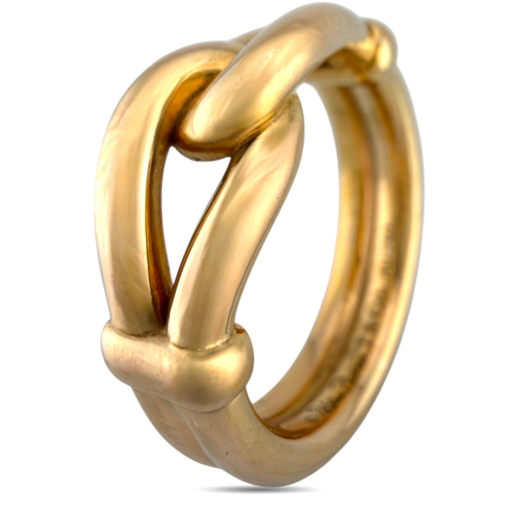 Tiffany & Co. 18K Rose Gold Interlinked Design Ring