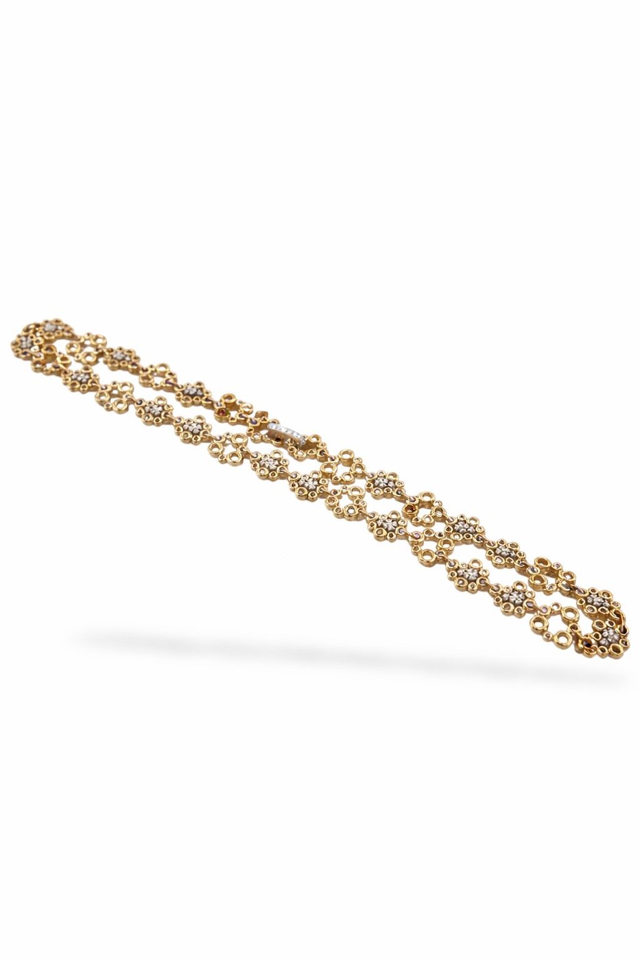 Roberto Coin 18K Rose Gold Bubble Motif Diamond Necklace