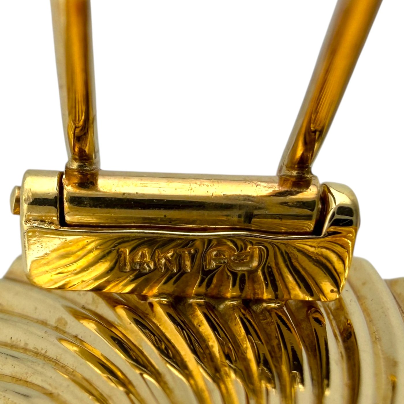 Tiffany & Co. 14K Yellow Gold Abstract Woven Brooch
