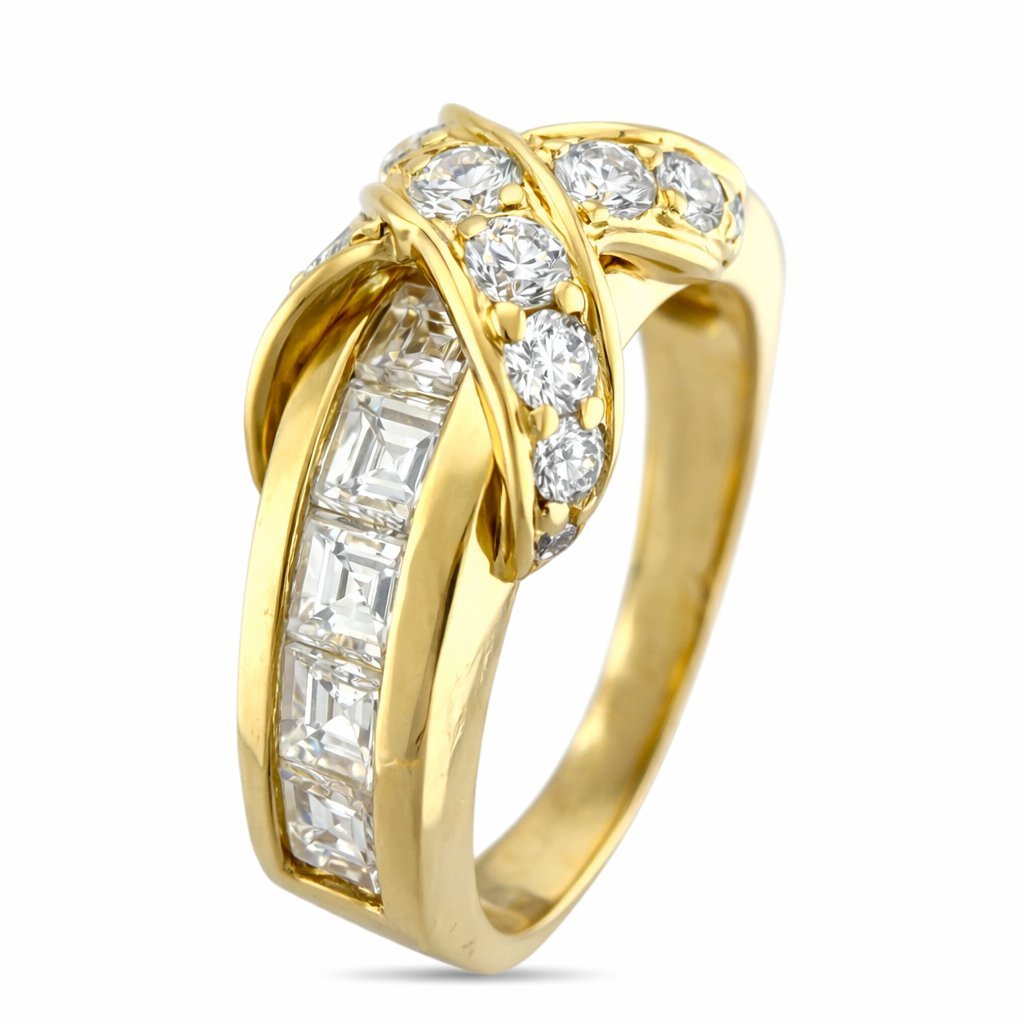 Tiffany & Co. 18K Yellow Gold 1.5ct Diamond Ring