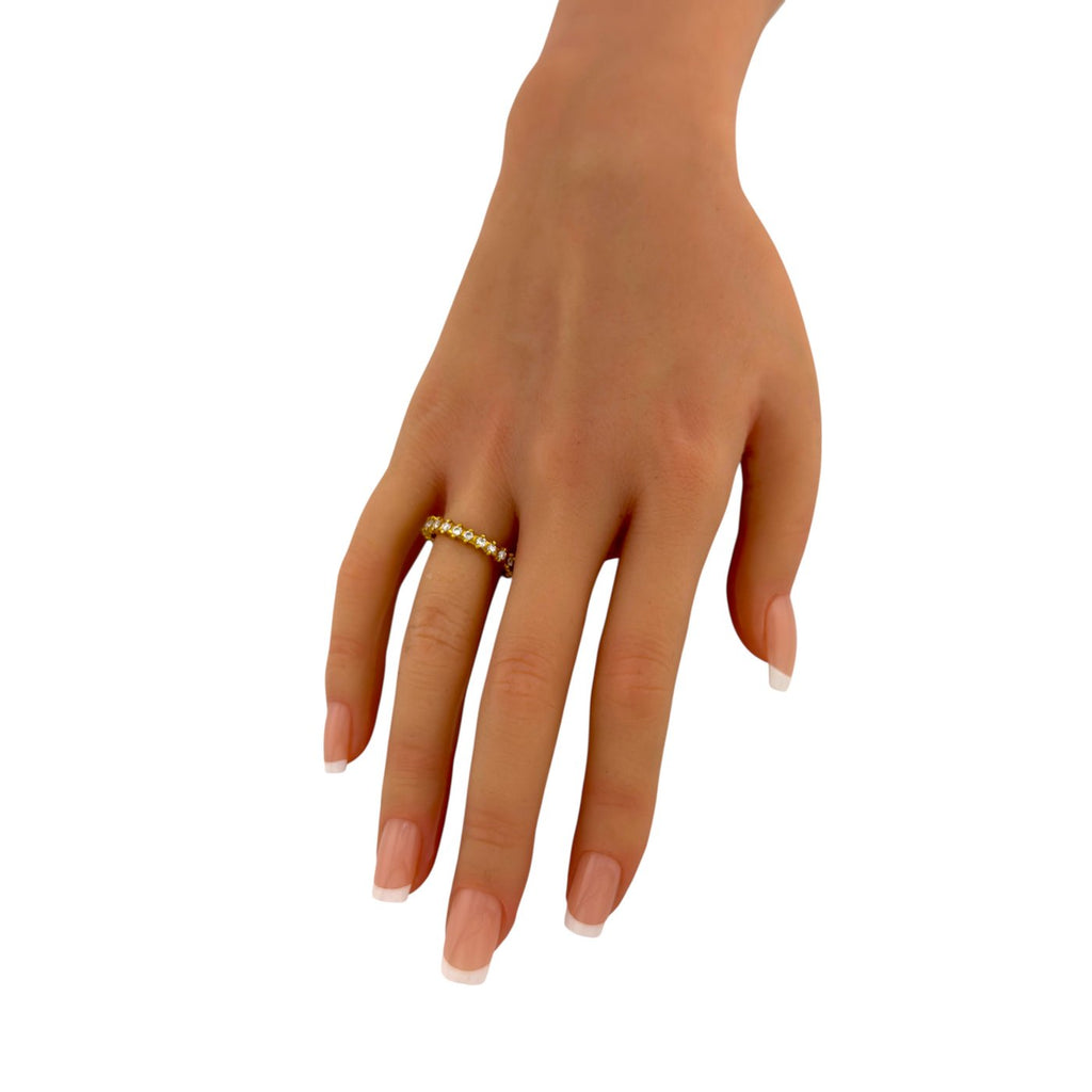 18K Yellow Gold 0.72ct Diamond Eternity Band