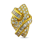 Certified 18K Yellow Gold 8.5ct Diamond Earrings