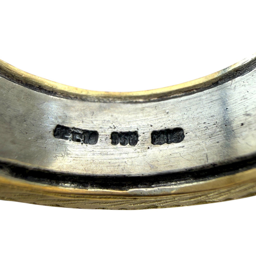 Konstantino 18K Yellow Gold and Platinum Band Ring