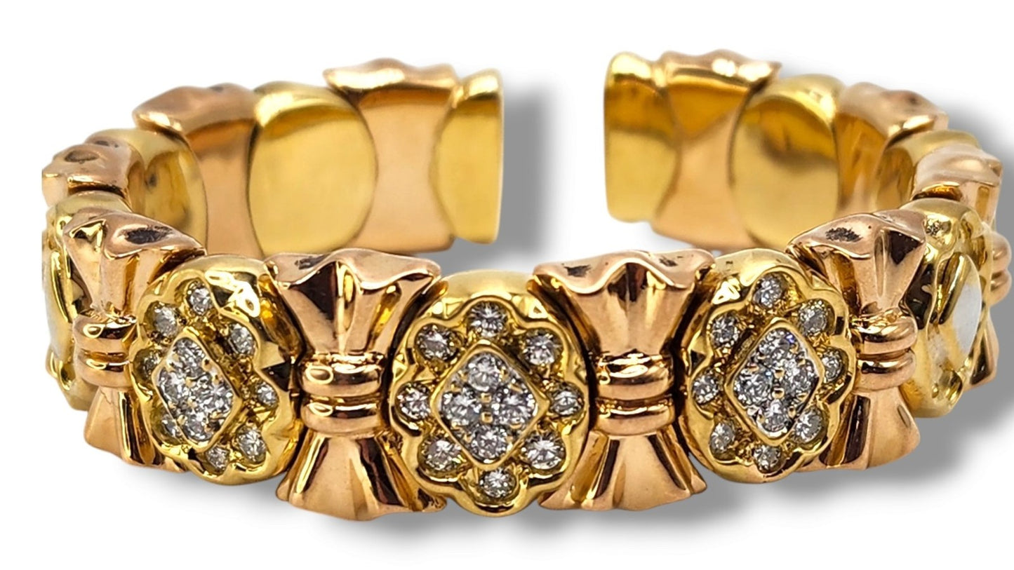 Bracelet - 18 kt. Yellow gold - 1.08ct. tw.