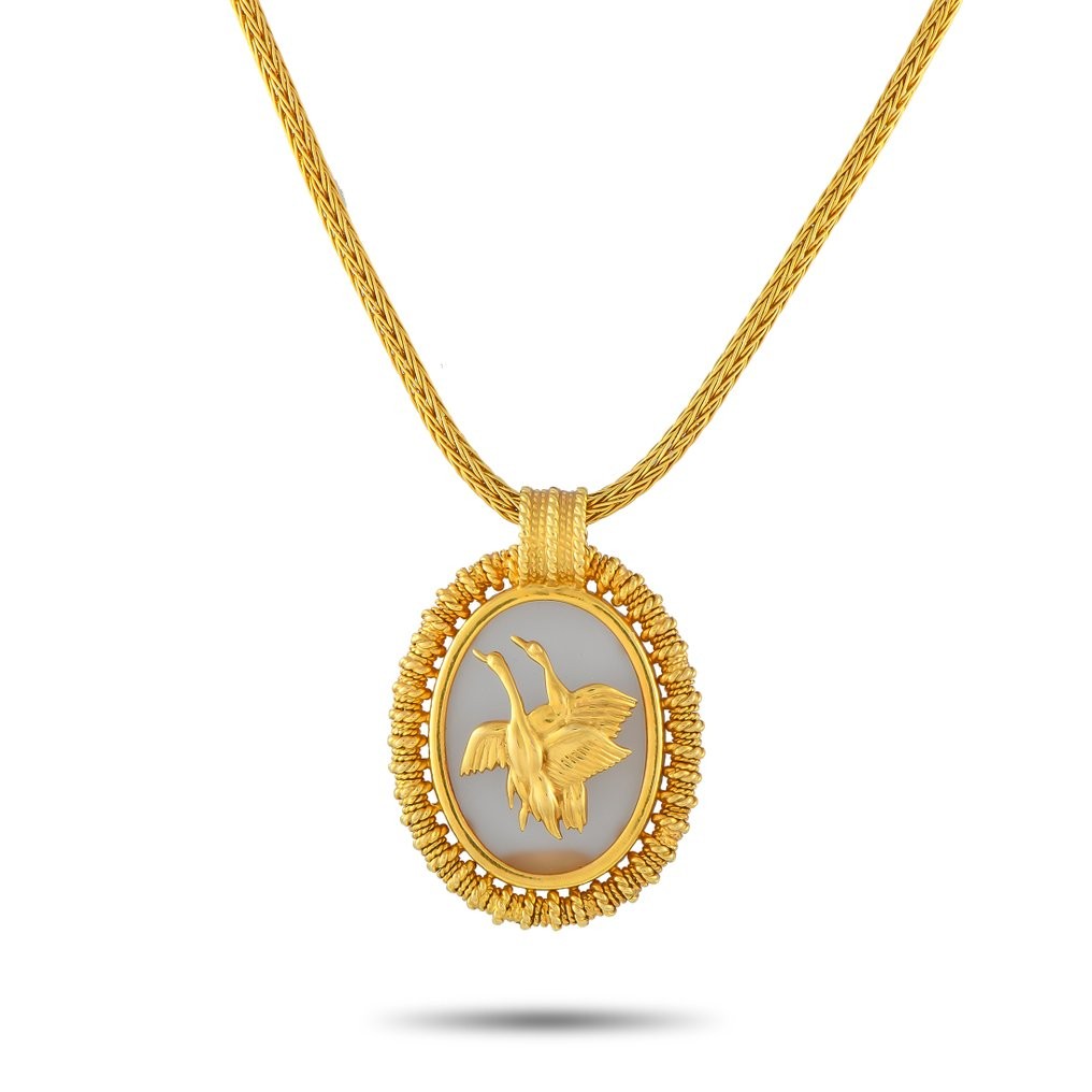 Ilias Lalaounis - Necklace with pendant - 18 kt. Yellow gold, 18K Yellow Gold