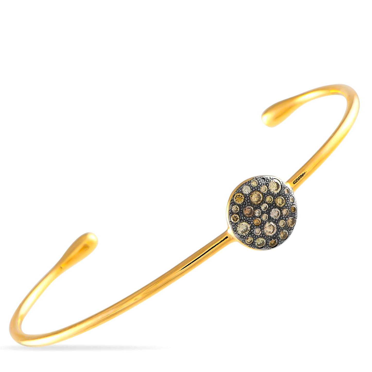 POMELLATO Sabbia 18K Yellow Gold 0.38ct Diamond Bracelet