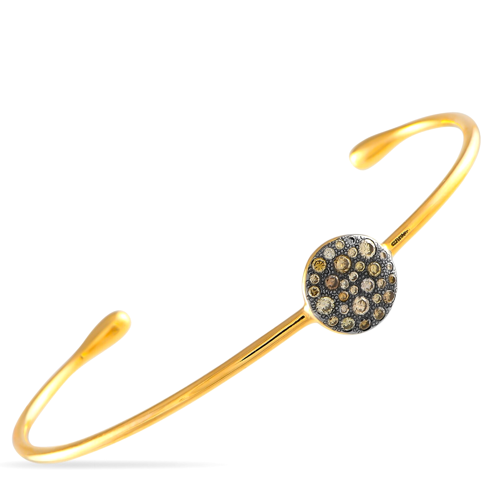 POMELLATO Sabbia 18K Yellow Gold 0.38ct Diamond Bracelet