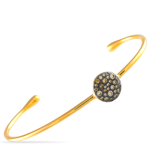 POMELLATO Sabbia 18K Yellow Gold 0.38ct Diamond Bracelet