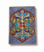 Antique Russian Imperial 84 Silver Double Sided Enamel Matches Box Case