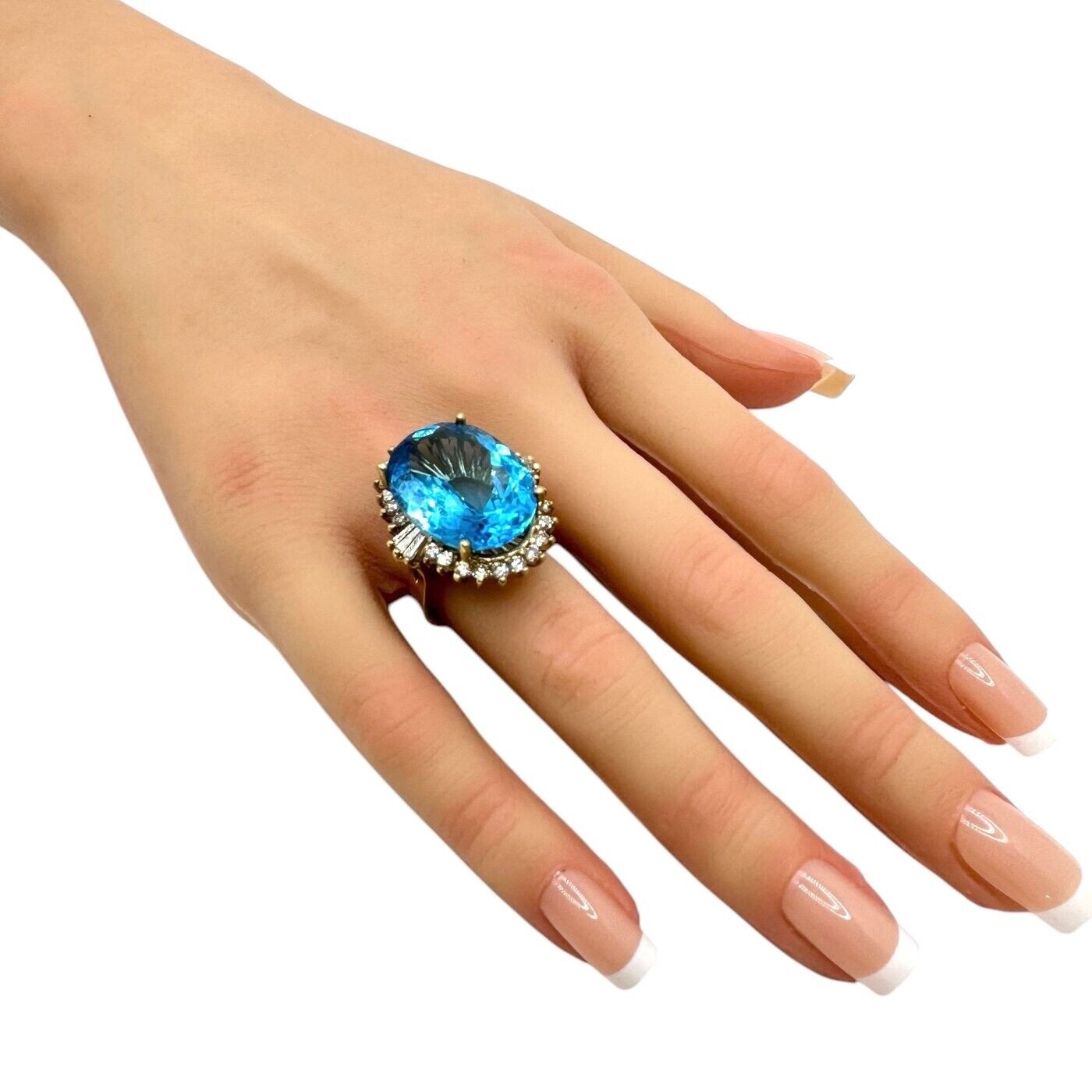 14 Kt. Yellow gold with Diamond Emerald Art Deco Style Handcrafted Ring