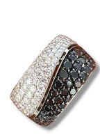 Beautiful Vintage 18K White Gold Ring with Diamonds 6.0 Carats