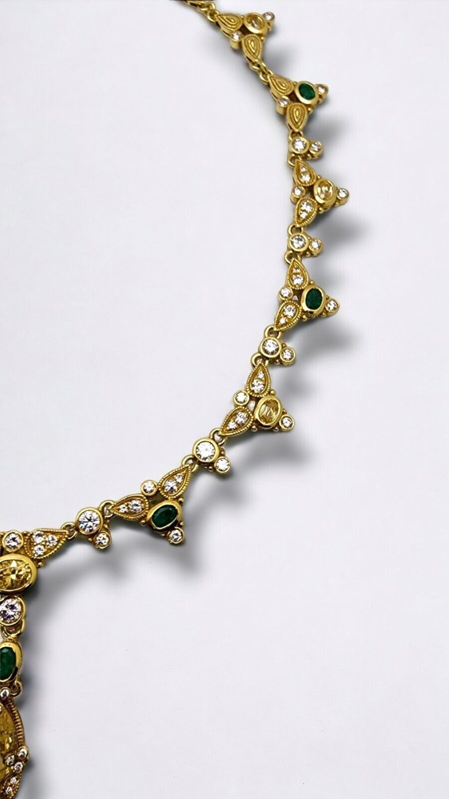 Judit Ripka Gorgeous 18K Gold Diamond Necklace