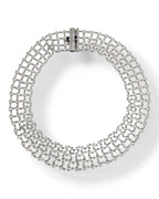 Roberto  Coin 18Kt White Gold and 9.0 Diamond Spider Web Design Necklace