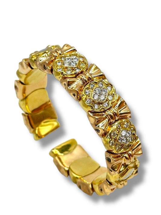 Bracelet - 18 kt. Yellow gold - 1.08ct. tw.