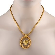 Ilias Lalaounis - Necklace with pendant - 18 kt. Yellow gold, 18K Yellow Gold