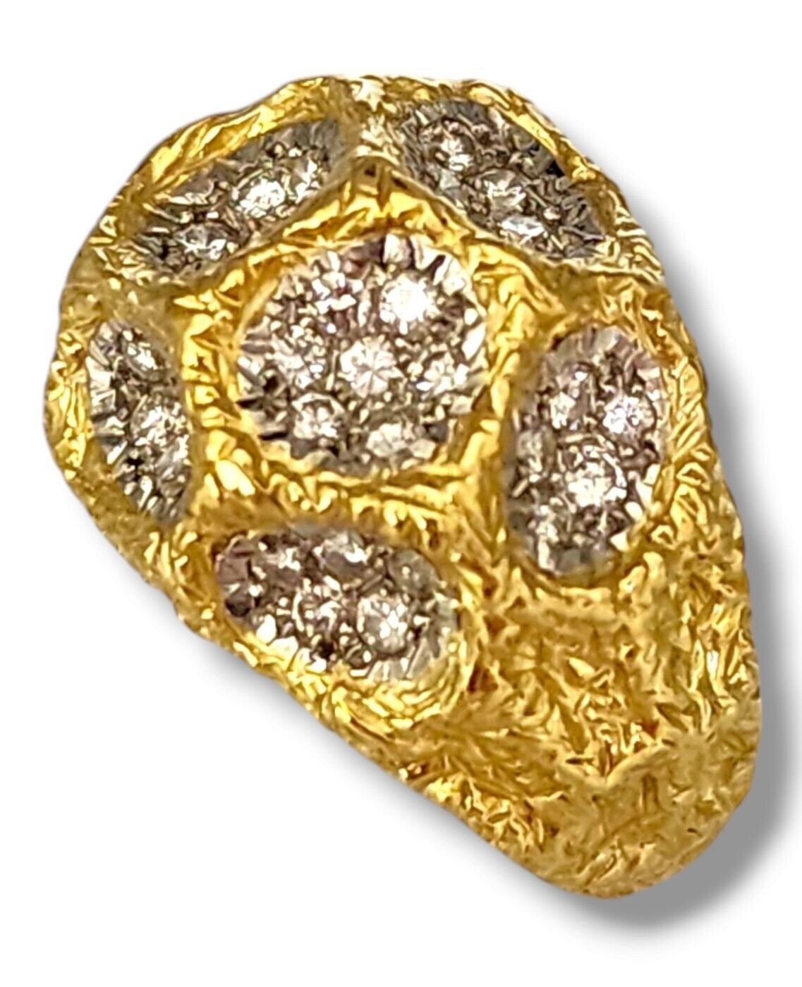 Gorgeous 18k Gold Ring with Diamonds 1.50 Carats