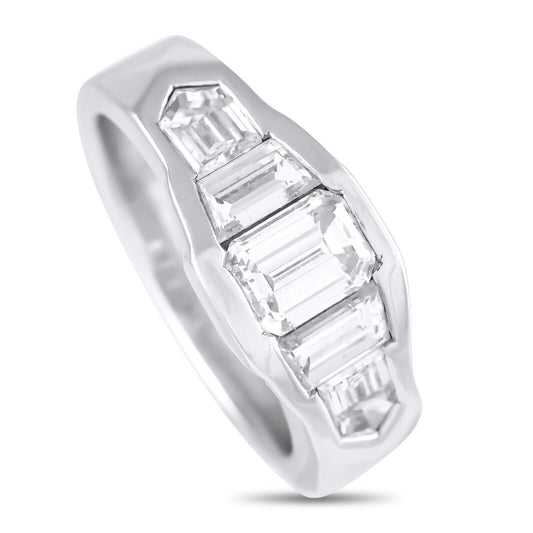 Delicate 18K White Gold 2.75ct Diamond Ring