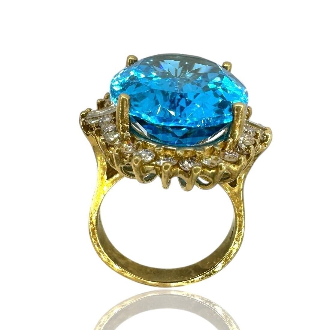 14 Kt. Yellow gold with Diamond Emerald Art Deco Style Handcrafted Ring