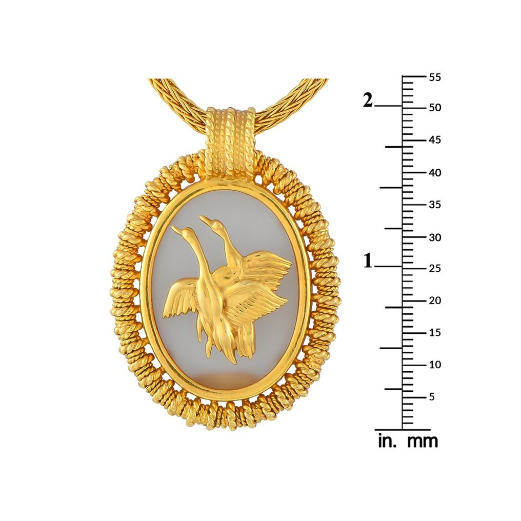 Ilias Lalaounis - Necklace with pendant - 18 kt. Yellow gold, 18K Yellow Gold