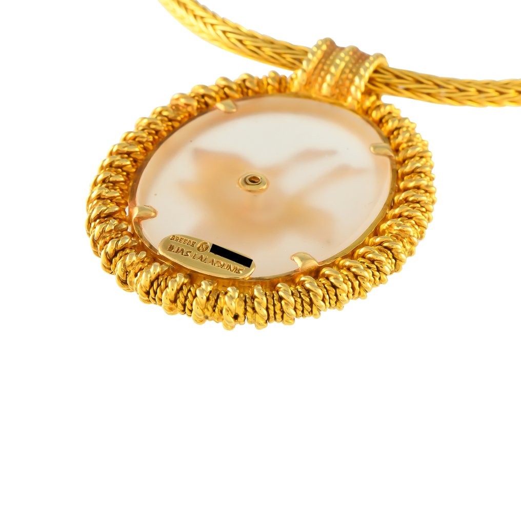 Ilias Lalaounis - Necklace with pendant - 18 kt. Yellow gold, 18K Yellow Gold