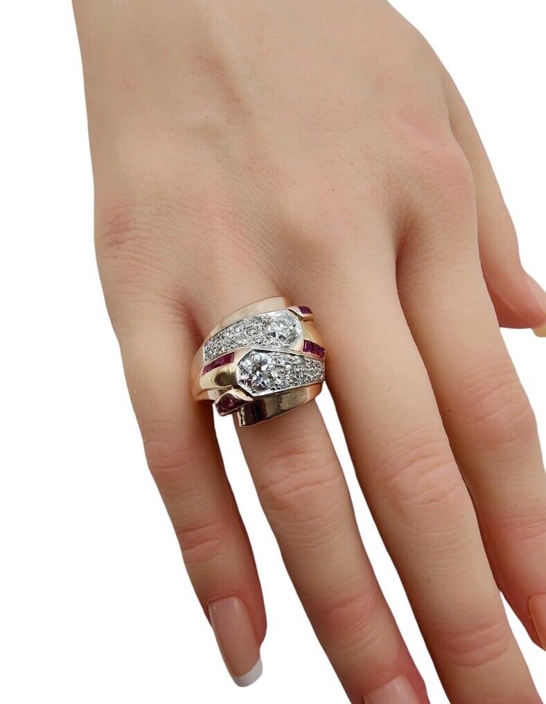 Gorgeous 14K Gold and 1.13Ct Diamond Women's Ring