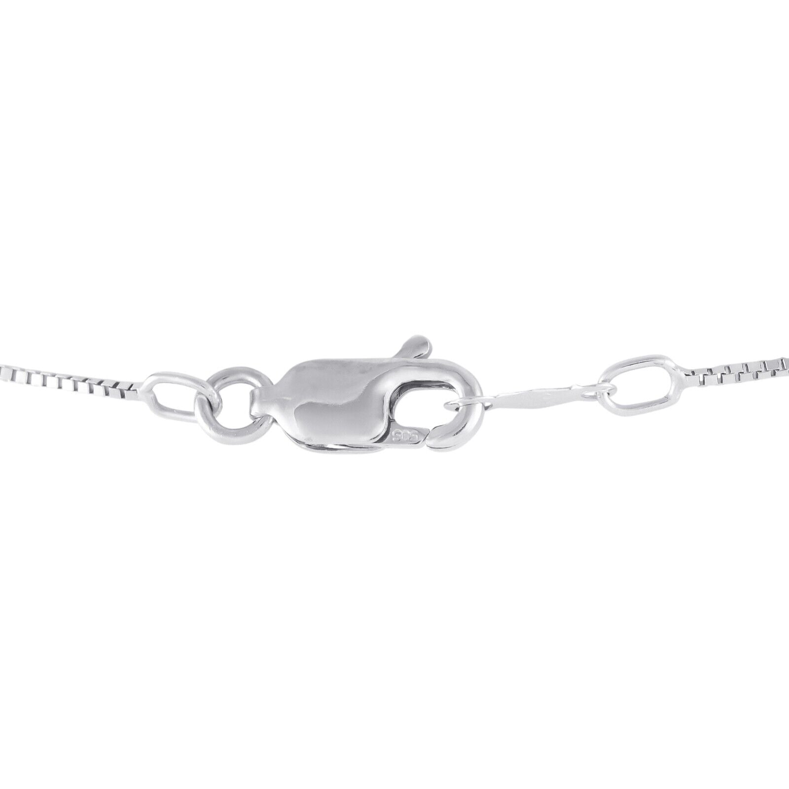 Stunning 14K White Gold 2.0ct Diamond Heart Necklace