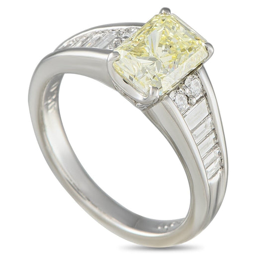 Beautiful Platinum 2.12ct Diamond Ring