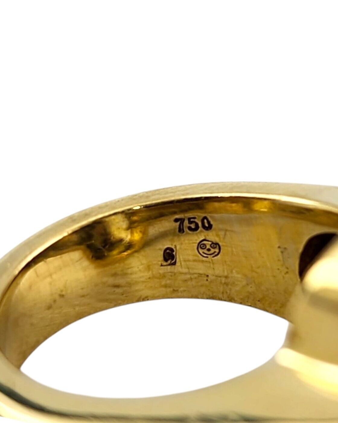 Amazing 18K Yellow Gold Large Citrine and Diamond Ring - 40CT