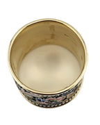 Imperial Russian  Antique 84 Silver & Enamel Napkin Ring O. Kurlikov