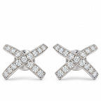 Tiffany & Co. Paloma Picasso Platinum Diamond Earrings