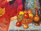 Galust Darbinyan Original Oil Painting Playing Checkers