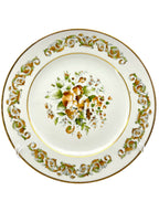 Imperial Russian Popov (AP) Manufactory Porcelain Floral Painting Soup Plate