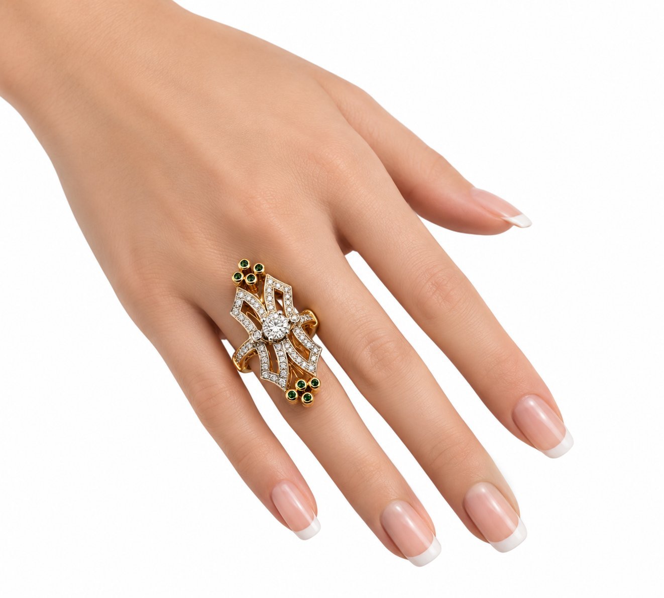 14K Gold and 2.56ct Diamond  Ring