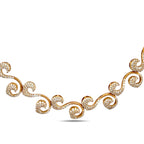 18K Rose Gold 3.06ct Diamond Link Necklace