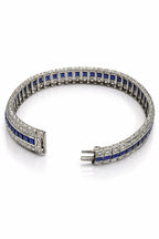 Art Deco Platinum and 7ct Diamond Bracelet Circa 1930s
