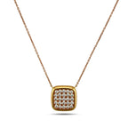 Roberto Coin 18K Rose Gold 0.63ct Diamond Necklace