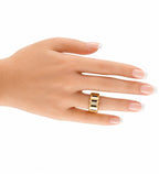 Chaumet 18K Yellow Gold and Diamond Class One Band Ring