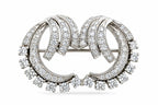 14K White Gold 1.43ct Diamond Brooch