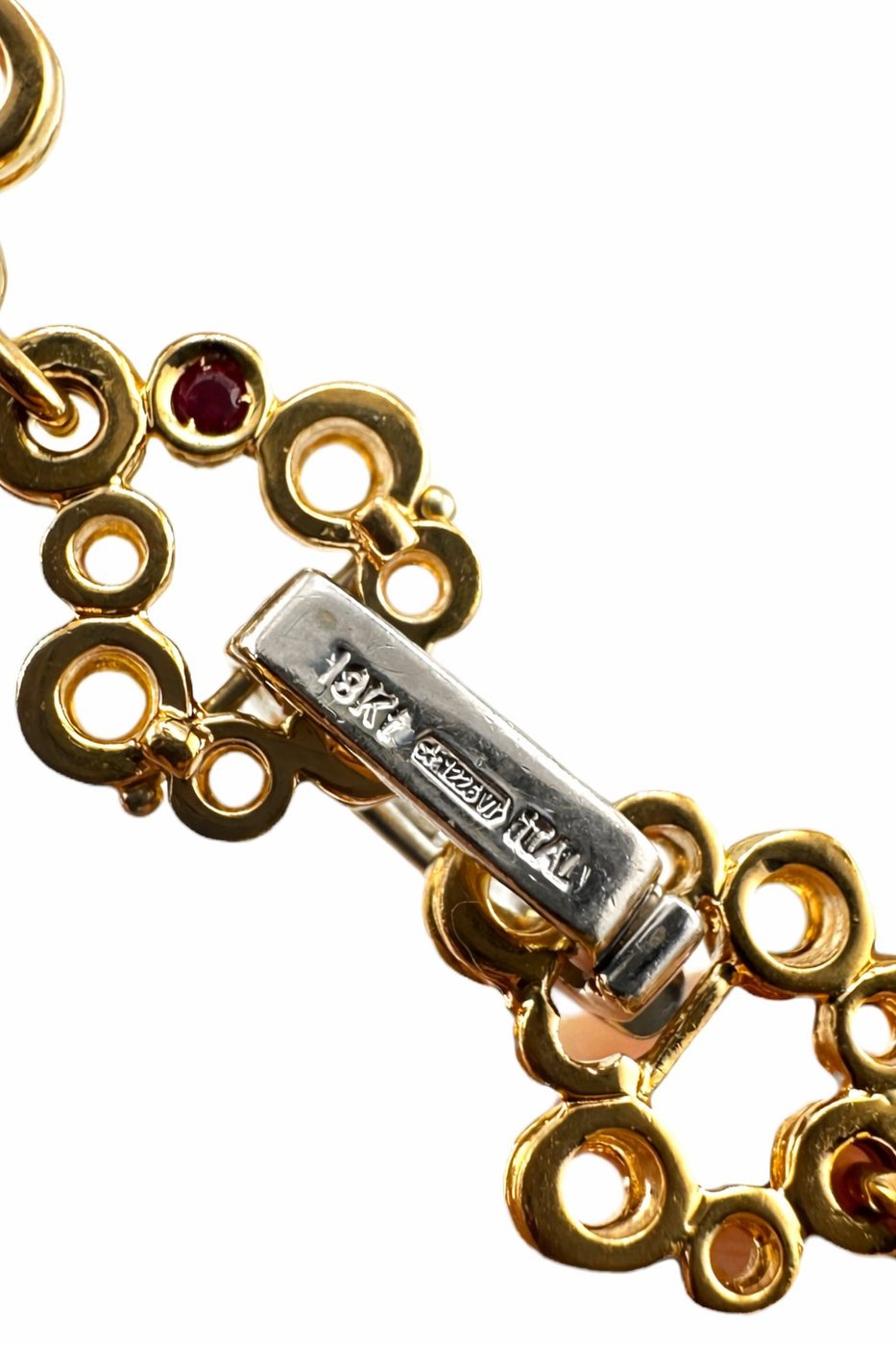Roberto Coin 18K Rose Gold Bubble Motif Diamond Necklace