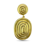 Martha O'Brien
 Geometric 18K Yellow Gold Earrings